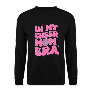 Cheer Maman Pom-pom girl Maman pom-pom girl - Sweat-shirt Unisexe - noir - Devant - Alina (178cm) & Michal (187cm)