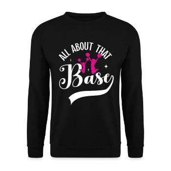 Cheerleadermädchen Cheerleading Jubel Jugend - Unisex Pullover - Schwarz - Vorne - Alina (178cm) & Michal (187cm)