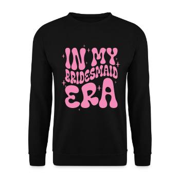Demoiselle d’honneur Fille Groovy Bachelorette - Sweat-shirt Unisexe - noir - Devant - Alina (178cm) & Michal (187cm)