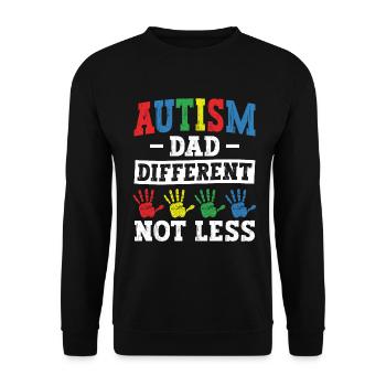 Autismusbewusstsein Unterstützen Autistische - Unisex Pullover - Schwarz - Vorne - Alina (178cm) & Michal (187cm)