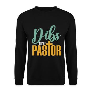 Pasteur Femme Jésus Appréciation de l’Église Chrétienne - Sweat-shirt Unisexe - noir - Devant - Alina (178cm) & Michal (187cm)