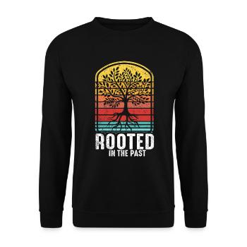 Genealogy Genetics Genealogist Ancestors - Unisex Sweatshirt - black - Front - Alina (178cm) & Michal (187cm)