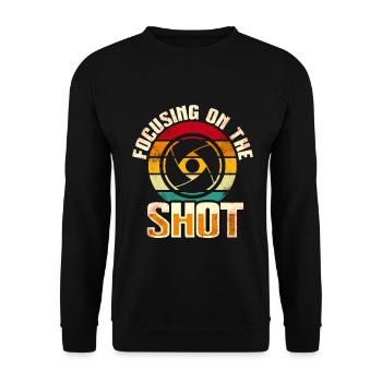 Photography - Photo shoot for photo camera. - Unisex Sweatshirt - black - Front - Alina (178cm) & Michal (187cm)