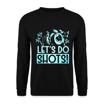 Photography - Photo shoot for photo camera. - Unisex Sweatshirt - black - Front - Alina (178cm) & Michal (187cm)