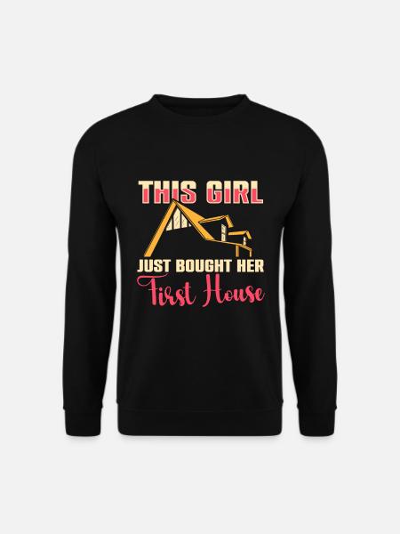 Neuer Hausbesitzer Hauswarmester Hausbesitzer - Unisex Pullover - Schwarz