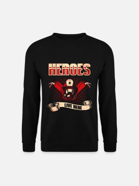 Firefighter Fire Crews ́ - Unisex Sweatshirt - black