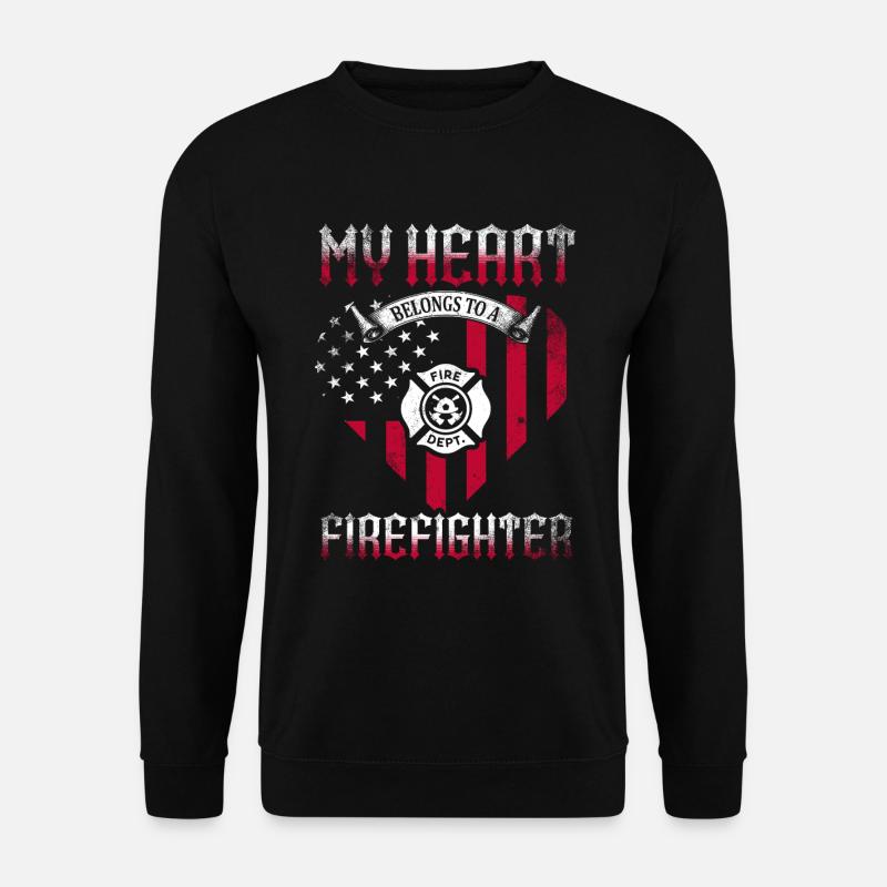 Équipes de pompiers ́ - Sweat-shirt Unisexe - noir