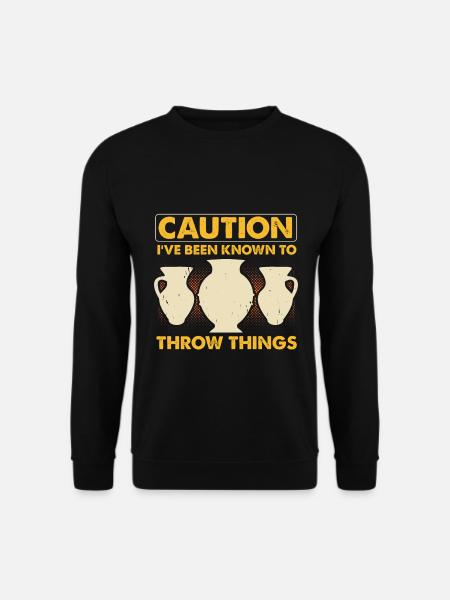 Ceramic Pottery Sculpture - Unisex Sweatshirt - black