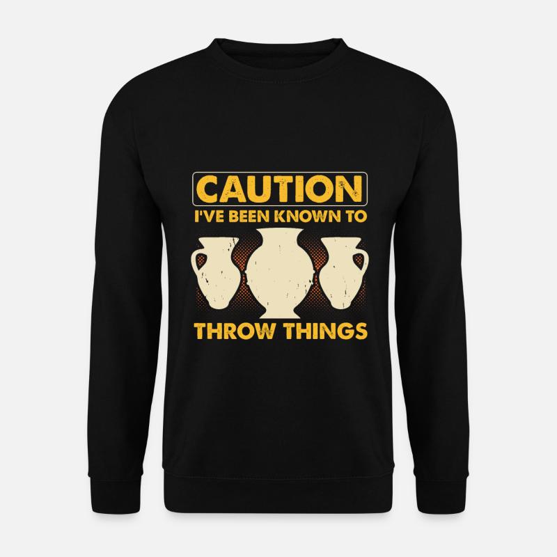 Ceramic Pottery Sculpture - Unisex Sweatshirt - black