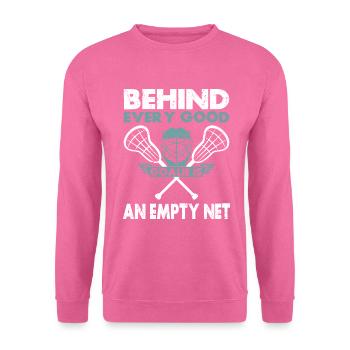 Lacrosse Torhüter Handschuhe Stick Lax Torwart - Unisex Pullover - Pink - Vorne