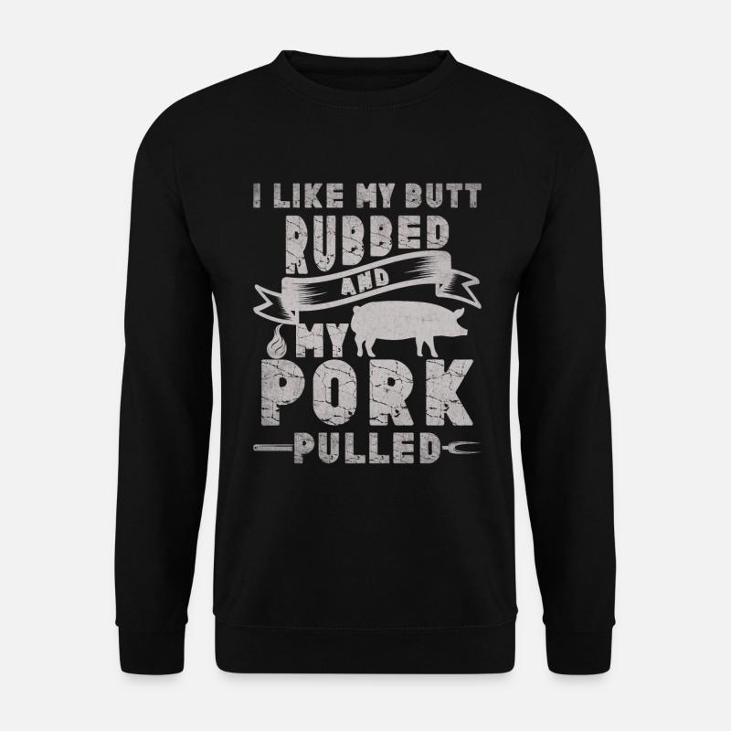 Grill Grillgrill Schweinefleisch - Unisex Pullover - Schwarz