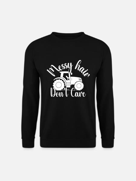 Farmfrau Landwirt Landwirtschaft Landwirtschaft - Unisex Pullover - Schwarz