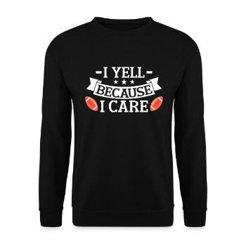 Soccer Dad Proud Soccer Dad Father's Day - Unisex Sweatshirt - black - Front - Alina (178cm) & Michal (187cm)