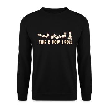 Fennec Fox Cute Fennec Foxes Fennec Animal - Unisex Sweatshirt - black - Front - Alina (178cm) & Michal (187cm)