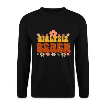 Dialyse Techniker Krankenschwester - Unisex Pullover - Schwarz - Vorne - Alina (178cm) & Michal (187cm)