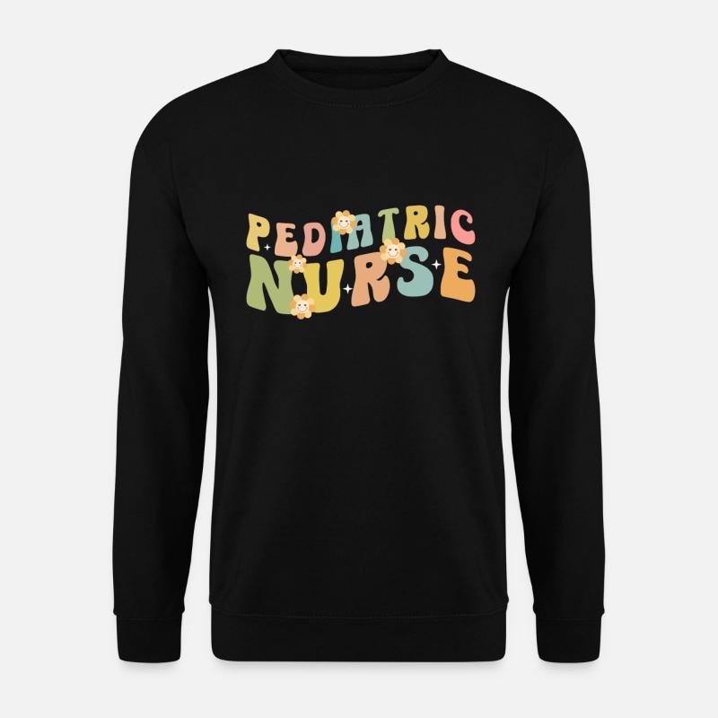 Kinderkrankenschwester Picu Peds - Unisex Pullover - Schwarz
