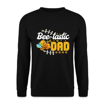 Bee Father Honey Beekeeper Father Beekeeper - Unisex Sweatshirt - black - Front - Alina (178cm) & Michal (187cm)