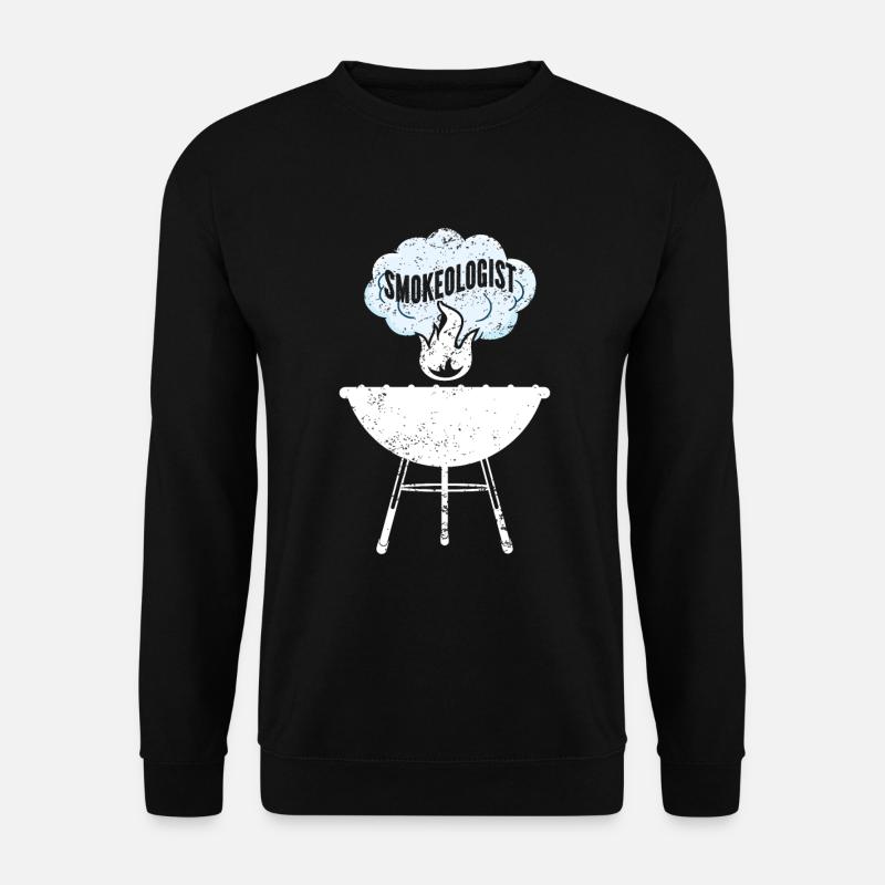 BBQ -Raucher Fleisch Grillen Lustiger - Unisex Pullover - Schwarz