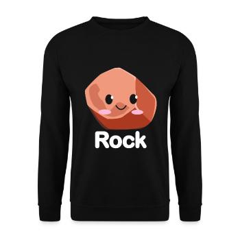 Ciseaux Papier Pierre Drôle Groupe Kawaii - Sweat-shirt Unisexe - noir - Devant - Alina (178cm) & Michal (187cm)