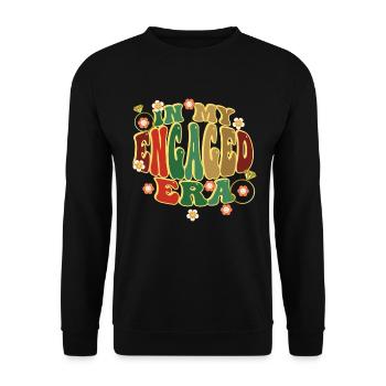 Engagierte Freunden Verlobungsbraut - Unisex Pullover - Schwarz - Vorne - Alina (178cm) & Michal (187cm)