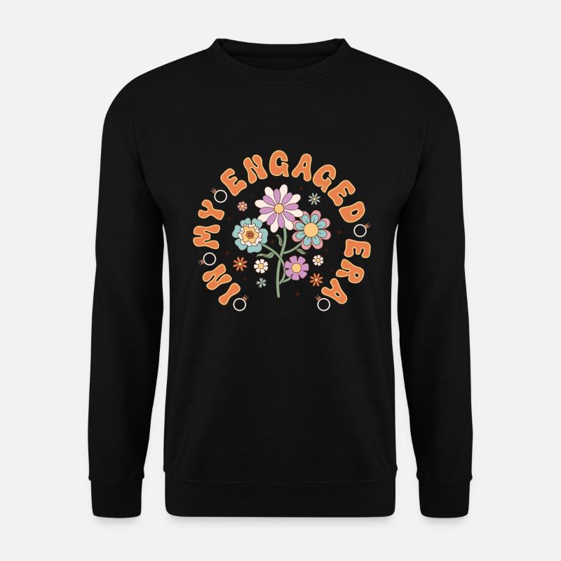 Dedicated friends engagement bride - Unisex Sweatshirt - black