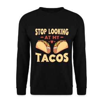 Taco drôle Fiesta mexicaine Cinco De Mayo - Sweat-shirt Unisexe - noir - Devant - Alina (178cm) & Michal (187cm)
