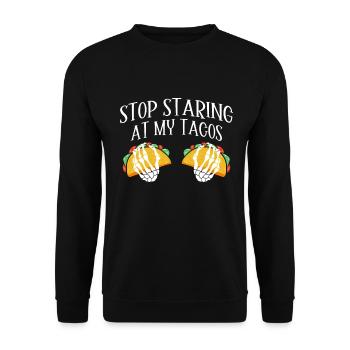 Taco drôle Fiesta mexicaine Cinco De Mayo - Sweat-shirt Unisexe - noir - Devant - Alina (178cm) & Michal (187cm)
