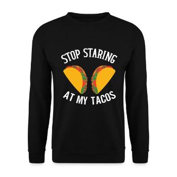 Taco drôle Fiesta mexicaine Cinco De Mayo - Sweat-shirt Unisexe - noir - Devant - Alina (178cm) & Michal (187cm)