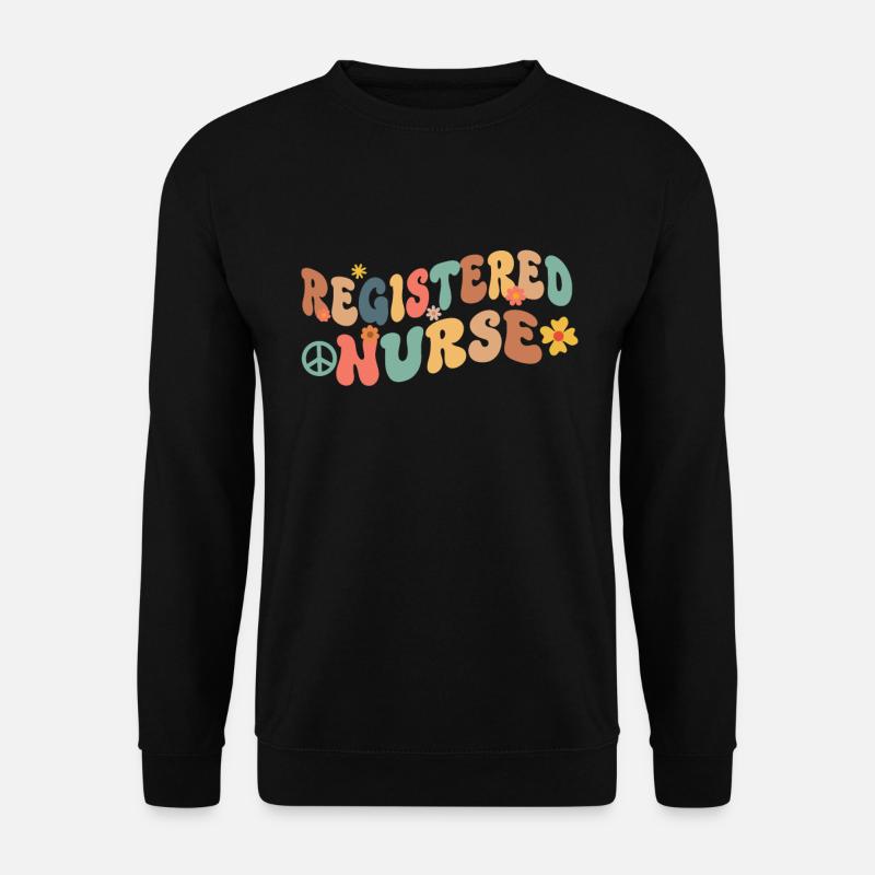 Registered Nurse Krankenschwester Nursing - Unisex Pullover - Schwarz