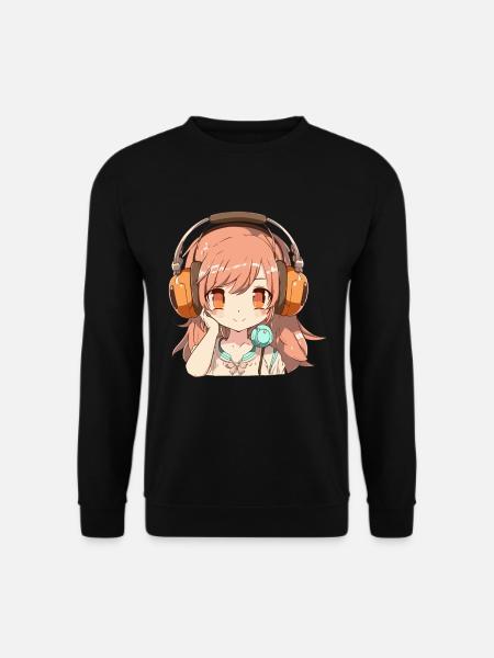 Anime Und K-Pop Süßer Kpop Musikliebhaber Teen - Unisex Pullover - Schwarz