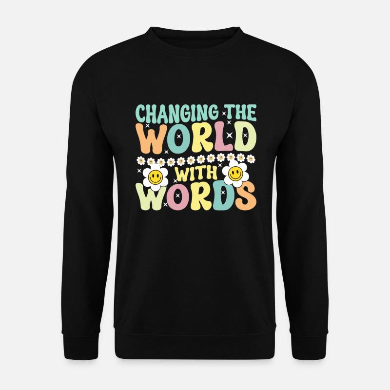 Groovy Speech Language Pathologist SLP - Unisex Sweatshirt - black
