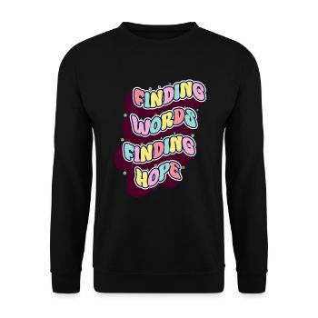 Groovy Speech Language Pathologist SLP - Unisex Sweatshirt - black - Front - Alina (178cm) & Michal (187cm)