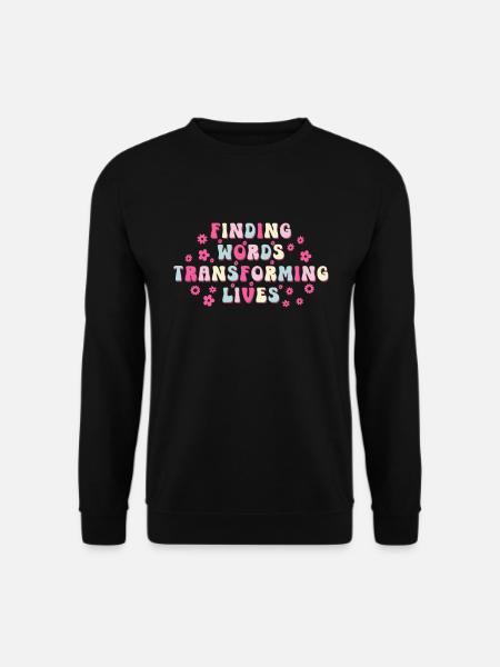 Groovy Speech Language Pathologist SLP - Unisex Sweatshirt - black