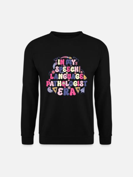 Groovy Speech Language Pathologist SLP - Unisex Sweatshirt - black