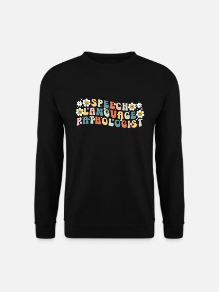 Groovy Speech Language Pathologist SLP - Unisex Sweatshirt - black