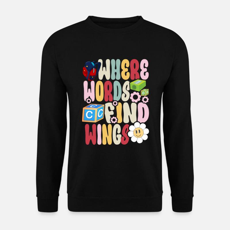 Groovy Speech Language Pathologist SLP - Unisex Pullover - Schwarz