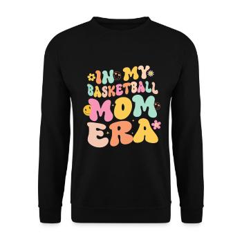 Basketball Mom Basketball Mom Sweet Mom - Unisex Sweatshirt - black - Front - Alina (178cm) & Michal (187cm)