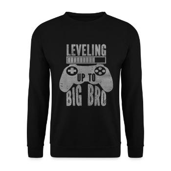 Video Games Gaming Boys Brother Teen - Unisex Sweatshirt - black - Front - Alina (178cm) & Michal (187cm)