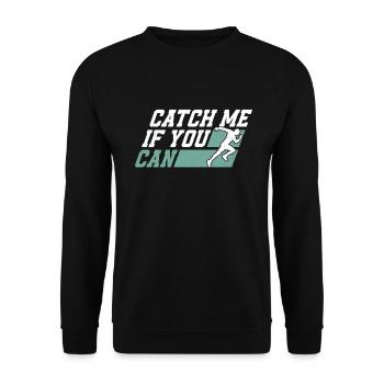 26. 2 Marathon Runners Funny Marathon Quote - Unisex Sweatshirt - black - Front - Alina (178cm) & Michal (187cm)