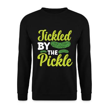 Cucumber Cucumber Food Lover Cucumber Lover - Unisex Sweatshirt - black - Front - Alina (178cm) & Michal (187cm)
