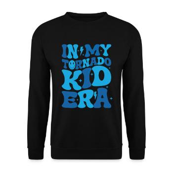 Drôle Tornade Hurricane Weather Chaser - Sweat-shirt Unisexe - noir - Devant - Alina (178cm) & Michal (187cm)