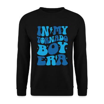 Drôle Tornade Hurricane Weather Chaser - Sweat-shirt Unisexe - noir - Devant - Alina (178cm) & Michal (187cm)