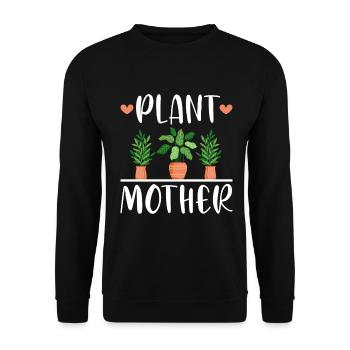 Plante Mère Mère Jardin Plantes Fleur - Sweat-shirt Unisexe - noir - Devant - Alina (178cm) & Michal (187cm)