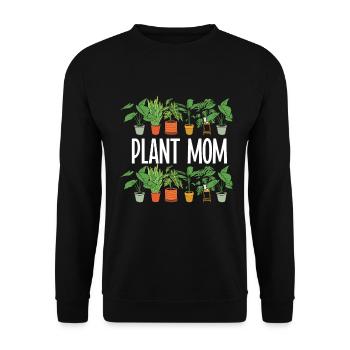 Plante Mère Mère Jardin Plantes Fleur - Sweat-shirt Unisexe - noir - Devant - Alina (178cm) & Michal (187cm)