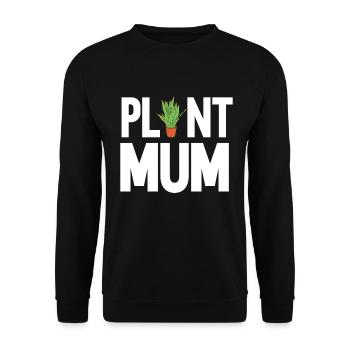 Plante Mère Mère Jardin Plantes Fleur - Sweat-shirt Unisexe - noir - Devant - Alina (178cm) & Michal (187cm)