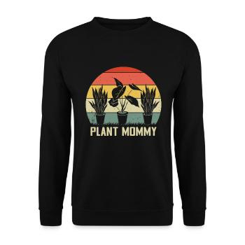 Plante Mère Mère Jardin Plantes Fleur - Sweat-shirt Unisexe - noir - Devant - Alina (178cm) & Michal (187cm)