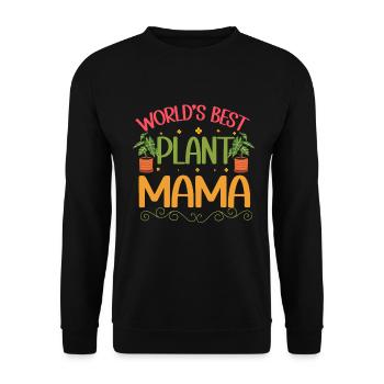 Plante Mère Mère Jardin Plantes Fleur - Sweat-shirt Unisexe - noir - Devant - Alina (178cm) & Michal (187cm)