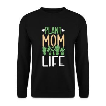 Plante Mère Mère Jardin Plantes Fleur - Sweat-shirt Unisexe - noir - Devant - Alina (178cm) & Michal (187cm)