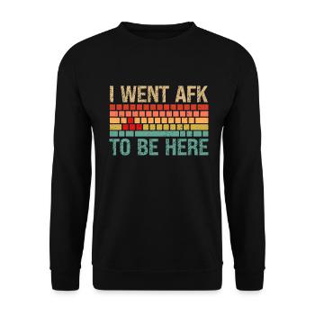 PC Joueur Vidéo Ordinateur Nerd Jeux WASD - Sweat-shirt Unisexe - noir - Devant - Alina (178cm) & Michal (187cm)