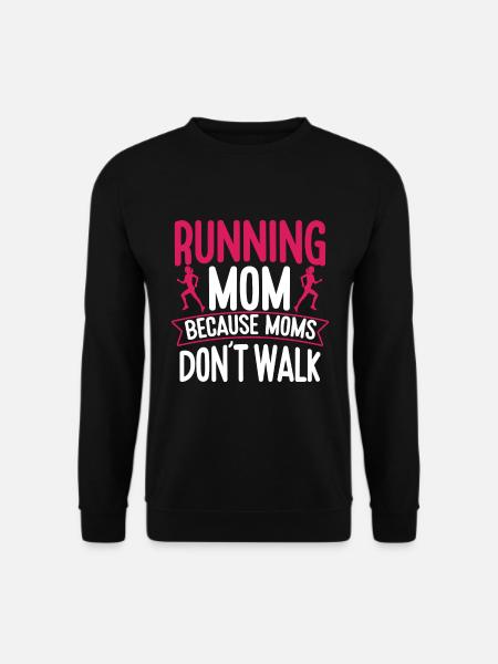 Løp Mamma Marathon Løper Løper Jogging - Genser unisex - svart